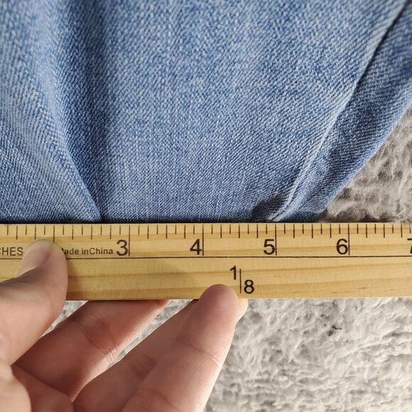 Old Navy Jeans Women Size 16 Blue Rockstar Stretch Super Skinny Button Fly - Picture 9 of 11